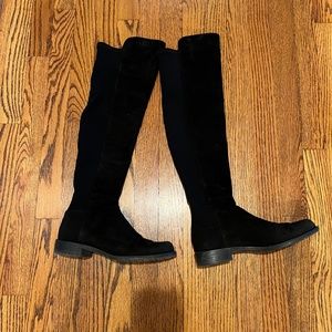 VGUC Stuart Weitzman over-the-knee stretch suede boots -size 7.5